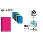 CUADERNO ESPIRAL 4º 80 HOJAS 90 G/M 5X5