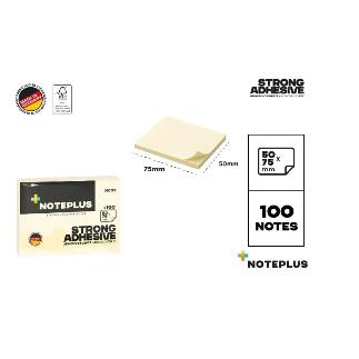 NOTAS ADH AMARILLO 50X75 MM 100H