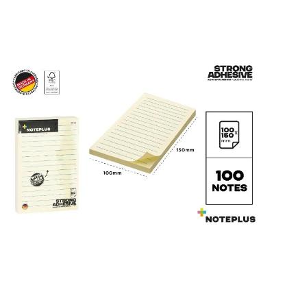 NOTAS ADH AMARILLO 100X150 MM 100H