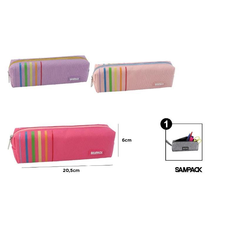 ESTUCHE 1 CREMALLERA RECTANGULAR