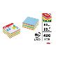 TACO DE NOTAS 400 HOJAS 10 COLORES SURT