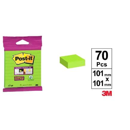 POS-IT BLOCK NOTAS SUPER STICKY CON LIN