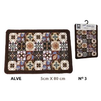 ALFOMBRA ALVE 50X80 Nº 3 MARRON AZ