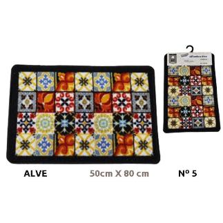 ALFOMBRA ALVE 50X80 Nº 5 MULTI AZ