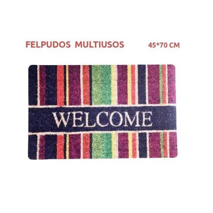 FELPUDO MULTIUSO 45X70 CM RAYAS