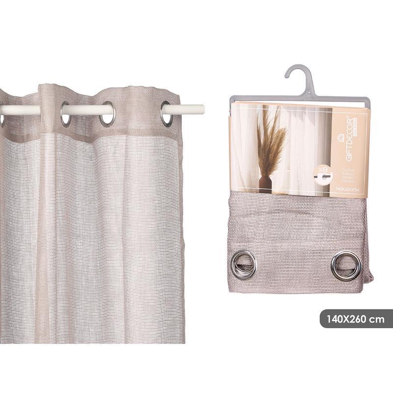 CORTINA GRIS RELIEVE