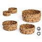 SET 2 CESTOS REDONDOS 25 CM DIAM