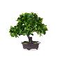 BONSAI PLASTICO FLORES VERDES