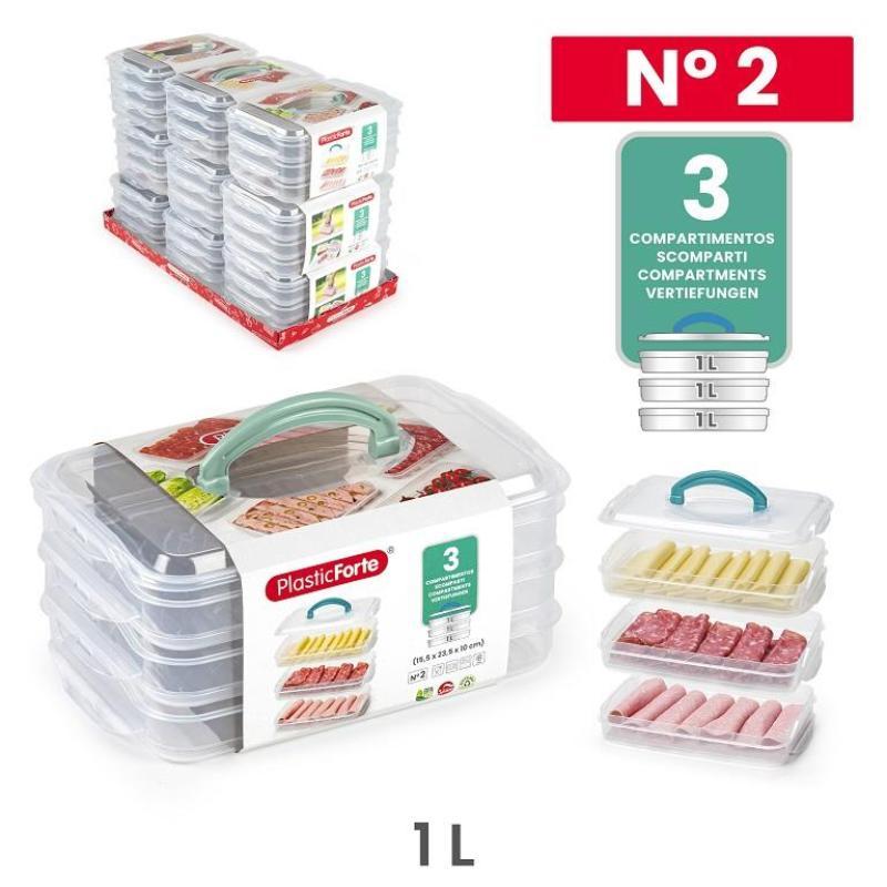FIAMBRERA APILABLE CON ASA Nº2 ( 3X1L ) SRT VRM