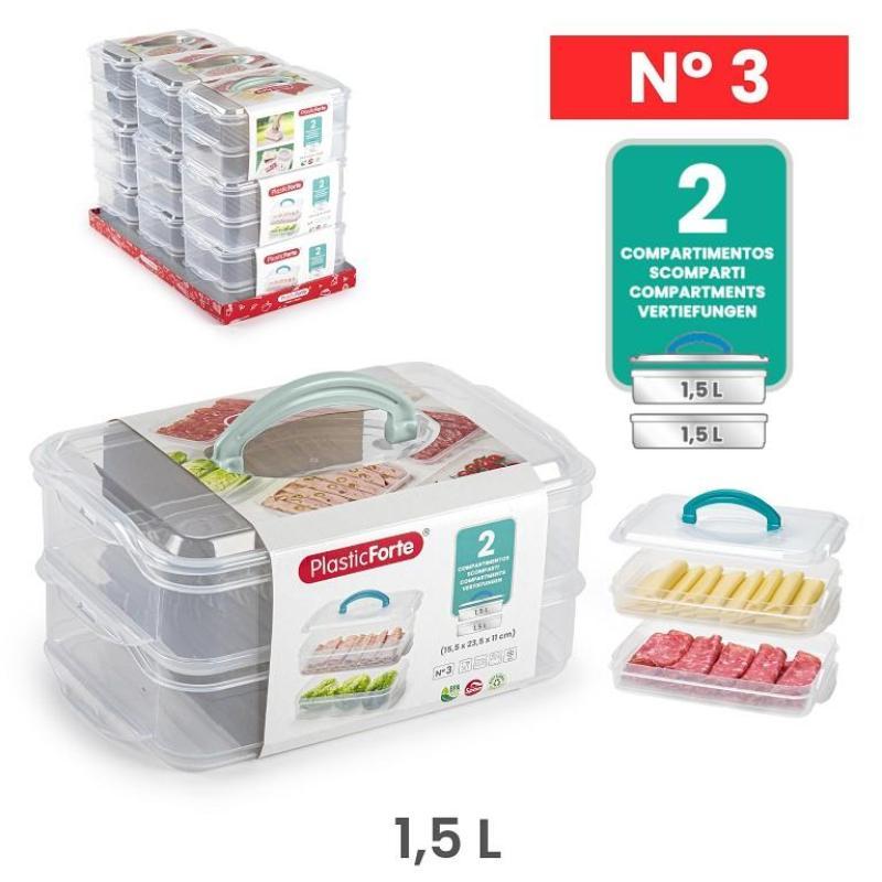 FIAMBRERA APILABLE CON ASA Nº3 (2X1.5L) SURT VRM