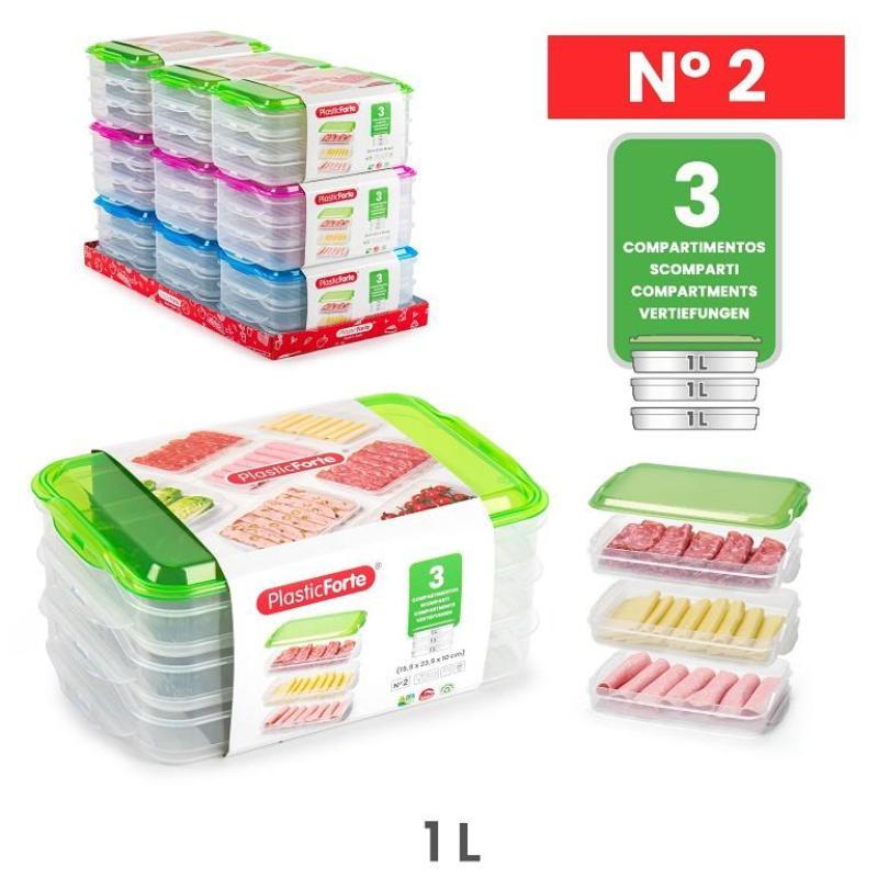 FIAMBRERA APILABLE Nº2 (3X1 L ) SURT TRANSLUCIDO