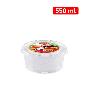 FIAMBRERA BASIC RED 550 ML TRANSPARENTE