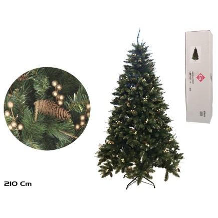 ARBOL NAVIDAD DECOR ORO 980 PUNTAS 210CM.
