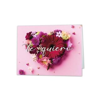 MINI CARD CORAZON TE QUIERO