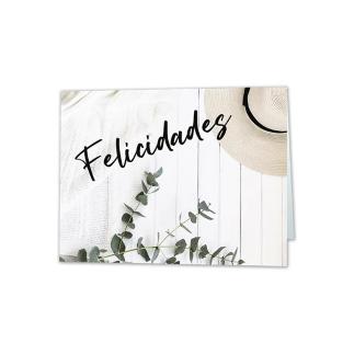 MINI CARD SOMBRERO FELICIDADES