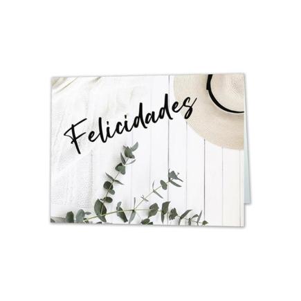 MINI CARD SOMBRERO FELICIDADES