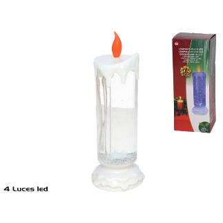 LAMPARA VELA 4 LED 24X8.7 CM