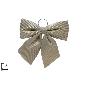 LAZO 60 CM TELA RAYAS BEIGE