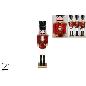 SOLDADO CASCANUECES 50 CM ROJO CON INSTRUMENTO MUSICAL 3 SURT