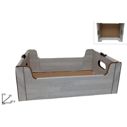 CAJA CARTON BLANCA 40.5X29X15 CM