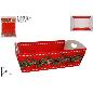 CAJA CARTON 33X23X9 CM NAVIDAD ROJA