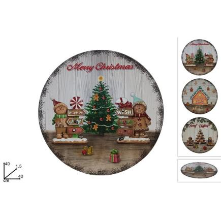 BAJO PLATO 40 CM DECORACION GALLETAS 3 SRT