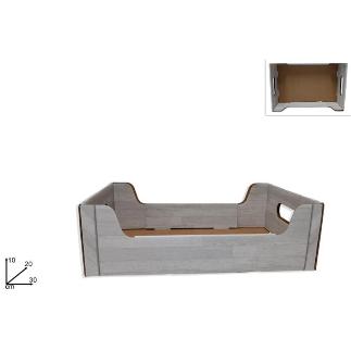 CAJA CARTON BLANCA 30X20X10 CM