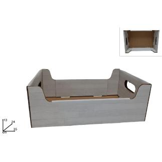 CAJA CARTON BLANCA 35X24X13 CM