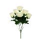 RAMO ROSAS/CAPULLOS X10 46 CM CREMA