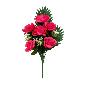 RAMO PALMA BIG ROSE X9 45 CM FUXIA