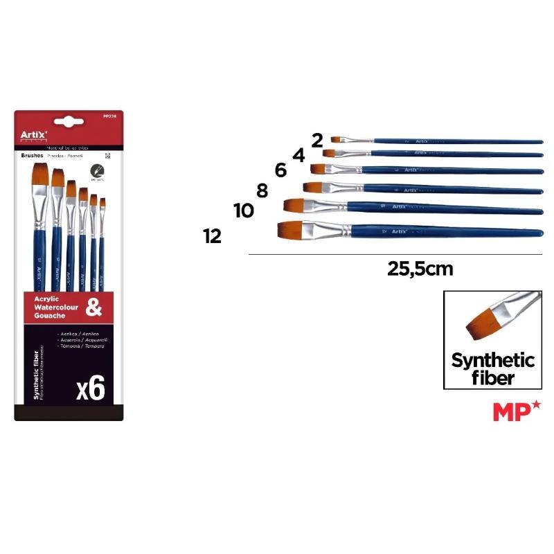 PINCEL PROFESIONAL 6 UDS ARTIX
