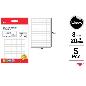 ETIQUETAS BLANCAS 8X20 MM 350 UDS