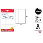 ETIQUETAS BLANCAS 34X53 MM 45 UDS