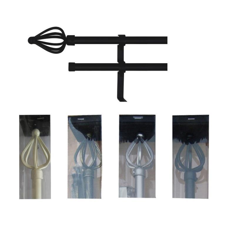 DOBLE BARRA EXTENSIBLE (SIN ANILLAS) 160X310 CM 16 DIAM 19 DIAM