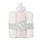 MUSELINAS DE FRANELA EXTRA SUAVES 100% ALGODON (3 PZAS) 80X110 CM ROSA
