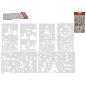 SILUETA VENTANA 12 PCS 6 SRT 16X27 CM