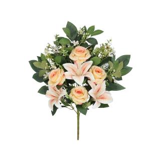 CONJUNTO ROSA-AZUCENA X12-56 CM TE