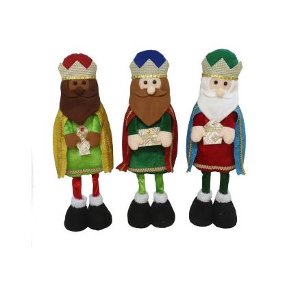 FIGURA REY MAGO HELGE 15X13X54 CM 3ST