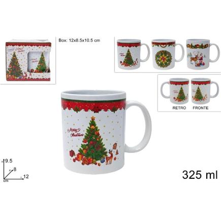 TAZA MUG 325 CC DEC NAVIDAD