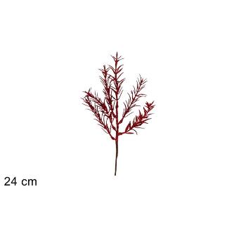 TALLO BRILLANTE 24 CM ROJO