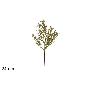 TALLO BRILLANTE 24 CM DORADO