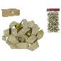 LAZO REGALO X8 ORO 12 CM CON PEGATINA