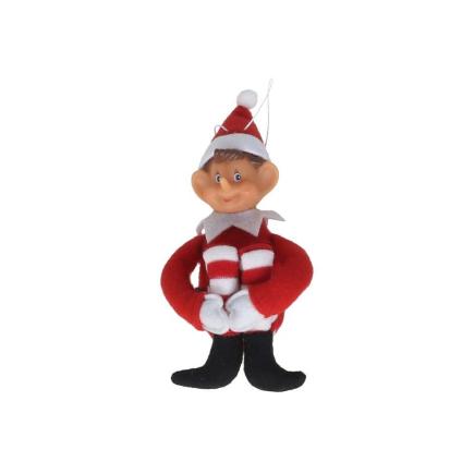ELFO CON GORRO XMAS NIX 6X6X28 CM