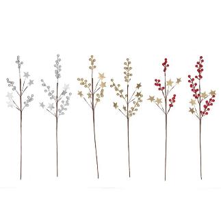 VARA BAYAS Y ESTRELLAS 60 CM 3 STD
