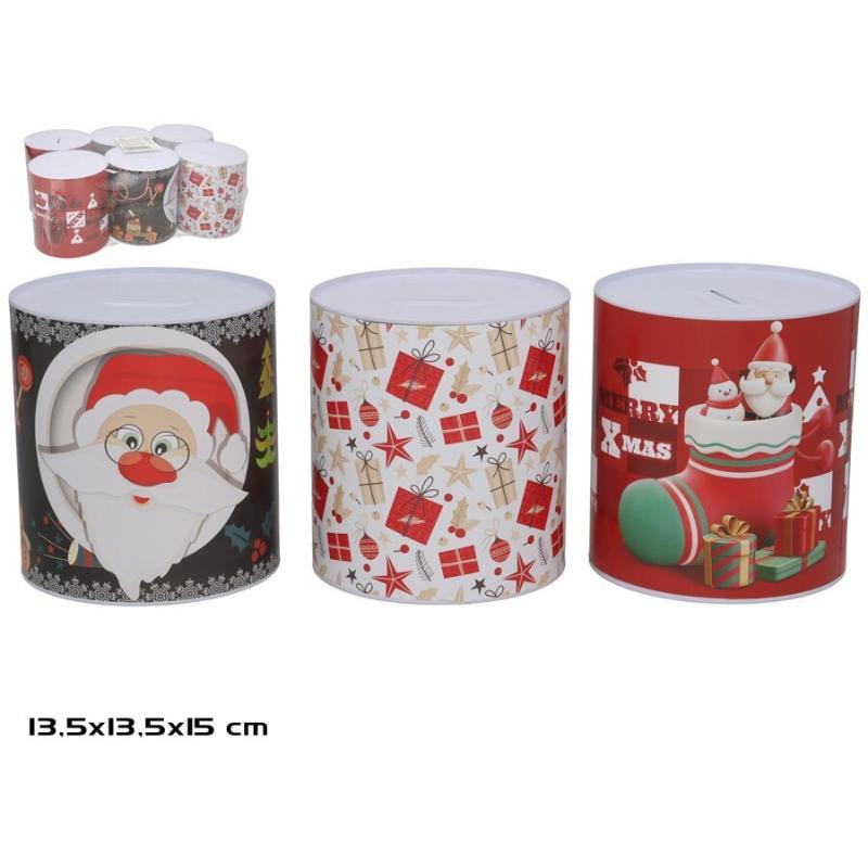 HUCHA XMAS 13.5X13.5 CM 3 SURT