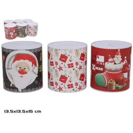 HUCHA XMAS 13.5X13.5 CM 3 SURT