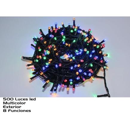 GUIRNALDA EXT 500 LEDS MULTICOLOR 8 FUNC