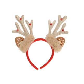 DIADEMA XMAS OREJAS RENO C/6 CASCABELES
