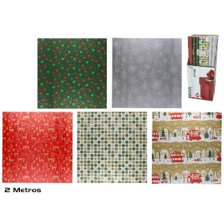 ROLLO PAPEL REGALO XMAS 0.70X2 MT
