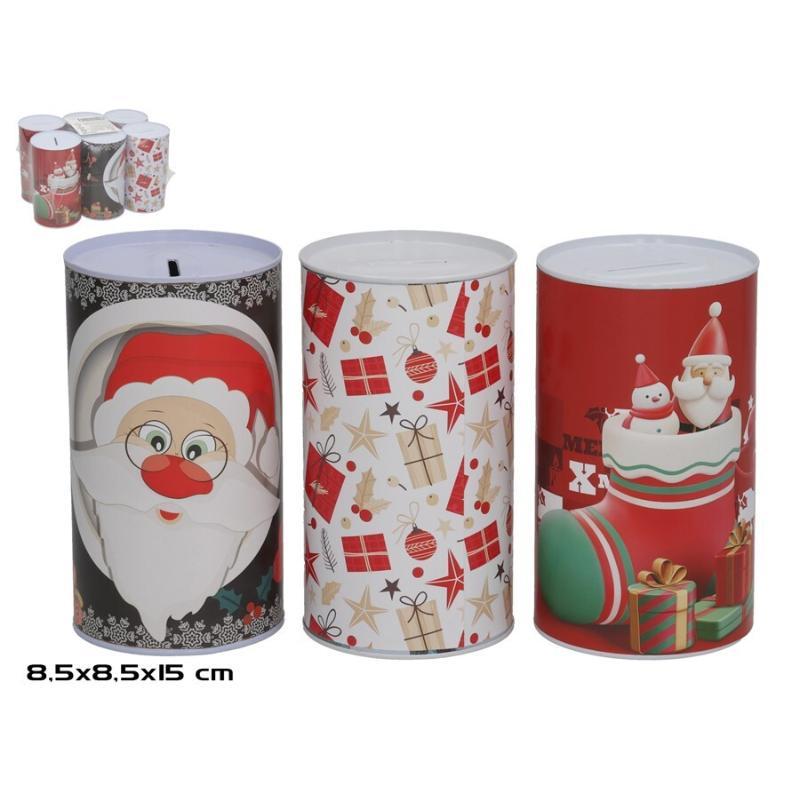 HUCHA XMAS 8.5X8.5X15 CM 3 SURT